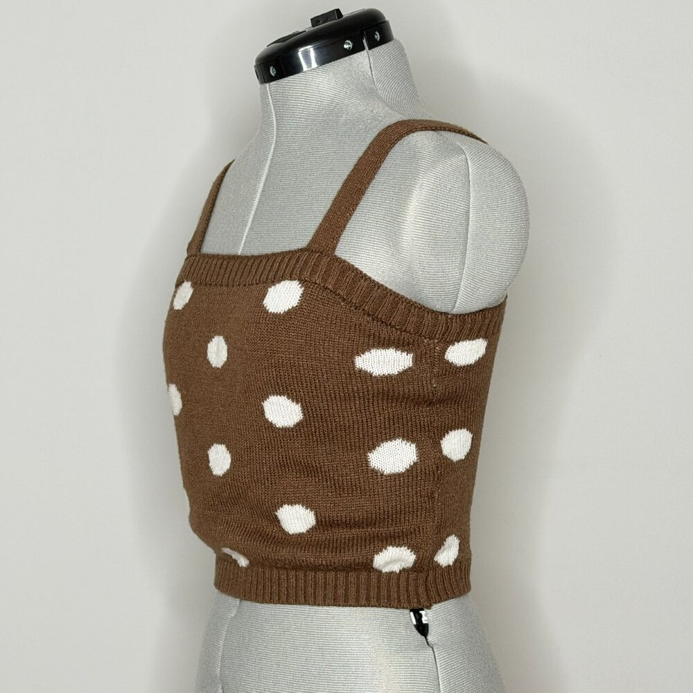 Altar'd State Polka Dot Crop Top - Picture 2 of 7
